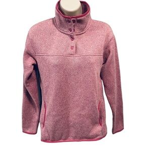 Eddie Bauer Women’s Radiator Fleece Purple Quarter Snap‎ Pullover Size XS